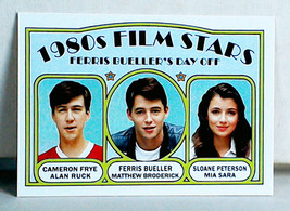 1980s Film Stars, Ferris Bueller&#39;s Day Off: A Nine Pockets Custom Card (#3 of 6) - £3.95 GBP