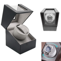 Automatic Rotation Single Watch Winder Leather Storage Display Case Box ... - £40.85 GBP