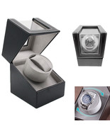 Automatic Rotation Single Watch Winder Leather Storage Display Case Box ... - £42.66 GBP