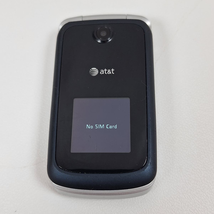 ZTE Z331 Dark Blue/Silver Flip Phone (AT&amp;T) - $22.99