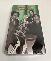 New The Three Stooges Kings Of Laughter Vhs Goodtimes 2000 Comedy Htf Sealed - $9.28