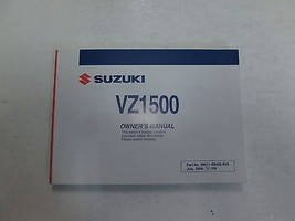 2009 Suzuki VZ1500 Motorcycle Owners Manual Minor Stains Factory Oem Book 09 - $19.99