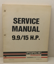 Force Outboards 1993 9.9/15 HP Service Manual Brunswick Marine 90-823264  793 - £19.93 GBP