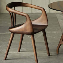 Lounge Patio Chairs - Modern Wood Minimalist Library Ergonomic Designer ... - £81.02 GBP+