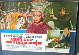 Roger Moore As James Bond 007 (Live And Let Die) Rare Ver 1973.MOVIE Poster # 3 - £178.05 GBP