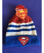 Official DC Comics Superman Super Hero Knit Cuffed Beanie Toque With Pom... - £10.69 GBP