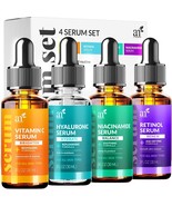 Vitamin C Serum Skin Care 4-Piece Set: Includes Retinol Anti-Aging, Skin... - $42.99