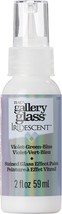 FolkArt Gallery Glass Paint 2oz-Iridescent Violet/Green/Blue - $16.54