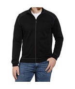 Kirkland Signature Men&#39;s Full Zip Sweater/Black/Medium - $34.67 CAD