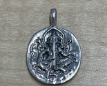 Vintage Gandesh Sterling Silver Pendant Charm Estate Fine Jewelry Find KG - $34.65