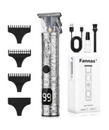 Fannas Hair Clippers Professional Hair Trimmer Barber Cordless Zero Gapp... - $19.79