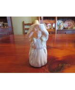 VINTAGE BELLECK MAIDEN PITCHER YELLOW IRIDESCENT 5 INCHES TALL CIRCA 198... - €20,20 EUR