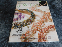 Crocheted Wire and Bead Jewelry by Jacqui Harris 3962 - £10.27 GBP