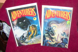 lot of {2} vintage 80&#39;s  adventures pub comics {adventurers} - £9.75 GBP