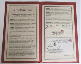 NY State Senate 1994 Proclamation Waterford 200th Anniversary Joe Bruno ... - $24.99
