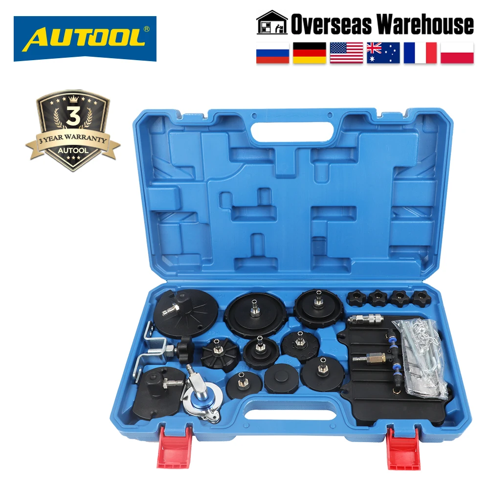 AUTOOL 12pcs ke Master Cylinder Adapters ke Fluid Bleeding Bleeder Tool Kit with - $411.99