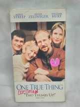 One True Thing Starring Renee Zellweger, William Hurt - VHS Tape - £8.76 GBP