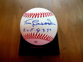 Tommy Tom Lasorda Hof 8-3-97 Wsc Dodgers Signed Auto Baseball Sgc Authentic - £158.26 GBP