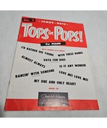 Tops in Pops! for Piano No. 2 Jumbo Note Songbook 1953 - £6.39 GBP