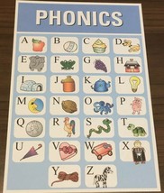 Phonics - 13 x 19 - Educational poster for Kindergarten or Preschool - £11.80 GBP