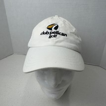 Club Pelican Golf Hat Adjustable Baseball Cap Titanium Sport White - $20.52 CAD