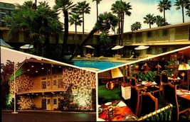 San DIEGO-California Ca Kings Inn~Atlas Hotel Pool~Dining Roadside Postcard BK41 - £1.58 GBP