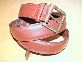 Roundtree &amp; Yorke Mens Belt Full Grain Cowhide Leather Belt Brown Size 38/95   - £18.45 GBP