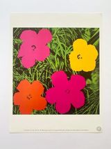 1989 Andy Warhol Pop Art Flower (1964) - £175.45 GBP