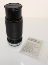 kiron 80-200mm f/4.5 macro 1:4 MC 36600303 Lens With Tiffen 55mm UV Haze1 Filter - £12.42 GBP