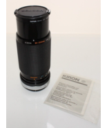 kiron 80-200mm f/4.5 macro 1:4 MC 36600303 Lens With Tiffen 55mm UV Haze... - £12.46 GBP