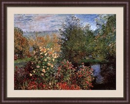 Claude Monet Garten Von Montgeron Framed Fine Art Print - £301.27 GBP