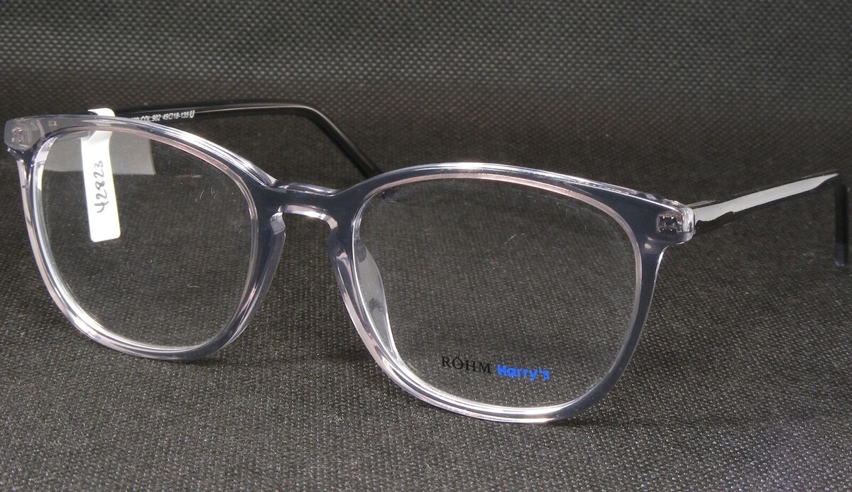 Röhm Harry&#39;s 1639 902 Gafas Transparentes Grises RARAS ROHM 49-18-135mm - $76.22
