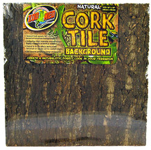 Zoo Med Natural Cork Tile Background for Terrariums 18&quot; x 18&quot; - 3 count Zoo Med  - £97.40 GBP