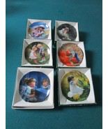 Moments of Wonder 6 Mini Plates New in Boxes, with Stands, 3 1/4&quot; LOT [am9] - $1,377.11 MXN