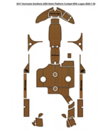 2017 Hurricane SunDeck 2200 Swim Platform Cockpit Boat EVA Foam Teak Dec... - $20,160.17 MXN