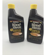 X2 Vintage Minwax Wood Sheen Rubbing Oil Clear Finish Natural 12oz Yello... - $33.66