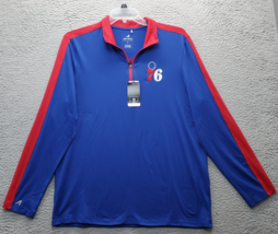 NBA Philadelphia 76ers Antigua Activewear Top Basketball Mens Large Blue... - $637.68 MXN
