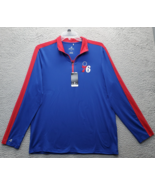 NBA Philadelphia 76ers Antigua Activewear Top Basketball Mens Large Blue... - $637.68 MXN