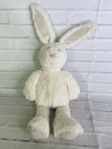 Pottery Barn Kids Easter Plush Off White Bunny Rabbit Stuffed Animal Vel... - $23.99