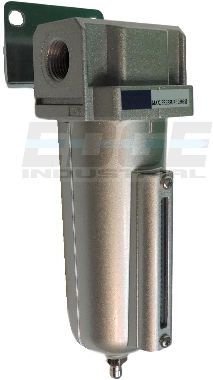 Heavy Duty High Flow Compressed Air In-Line Particulate Filter, 5 Micron... - $46.94