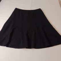 Apt. 9 Women&#39;s Back Zipper Pull-On Black Skirt Size 12 Measured Waist 34&quot; - €7,11 EUR