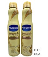 2 Vaseline Spray &amp; Go Moisturizer Pure Oat Extract Lotion 6.5 oz Each New - $55.50 CAD