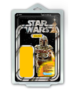 Custom Star Wars Vintage 21-back Boba Fett Inspired Reproduction Cardback - £5.53 GBP