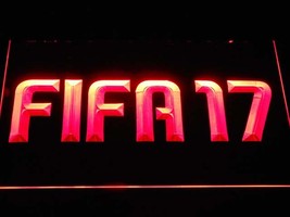 FIFA 17 Football LED Neon Sign Hang Signs Wall Home Decor Room Crafts Glowing - £20.43 GBP+