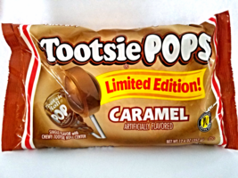 Tootsie Pops Limited Edition Caramel Flavored Suckers With Chewy Center 12.6 Oz - £7.11 GBP