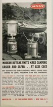 1964 Print Ad Impecco Butane S-200 Camping Stove &amp; L-200 Lanterns New Yo... - $10.83