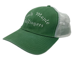 Shady Maple Haflingers Hat Cap Snap Back White Mesh Green Front One Size OC - £15.63 GBP