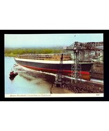 LS3796 - Cunard Liner - Queen Elizabeth 2&#39;s Launching at Clydebank - pos... - $4.78 CAD