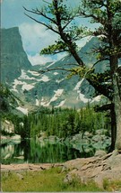 Hallett Peak and Dream Lake Rocky Mountain National Park CO Postcard PC624 - £3.84 GBP