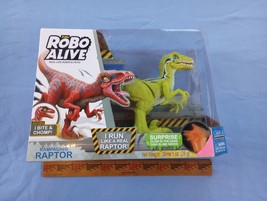 Robo Alive Rampaging Raptor Dinosaur Toy by ZURU, green - £15.93 GBP